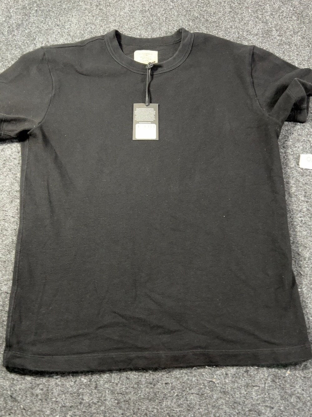 Buck Mason Black Field-Spec Cotton Heavy Tee Mens Sz Small NWT Msrp48 [OB28]